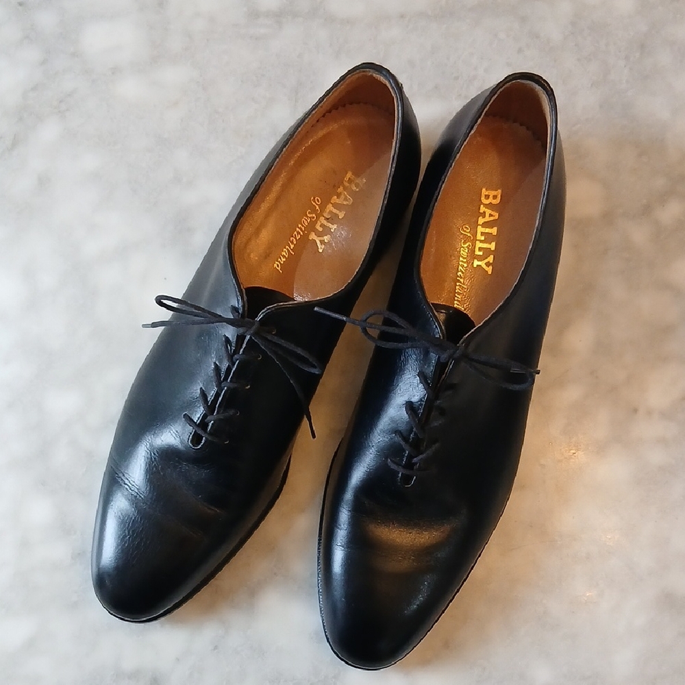 Bally Black Leather Gorgeous Wholecut Men' Dress Shoes 11B